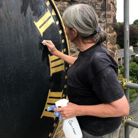 Polishing the clock dace